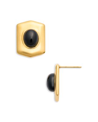 8 Other Reasons Black Stone Vintage Style Drop Earrings - Exclusive