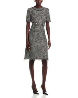 Boucl&amp;eacute; Tweed Dress