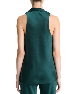 Fluid Satin Scarf Top