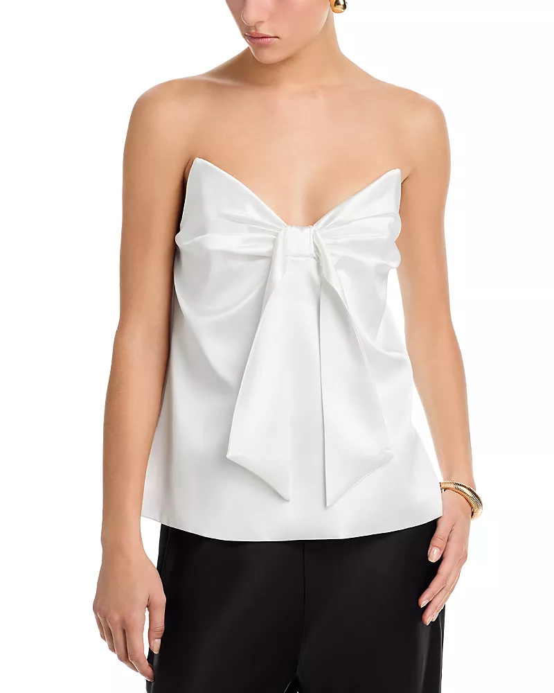 Lucy Paris Shai Strapless Bow Top - Exclusive