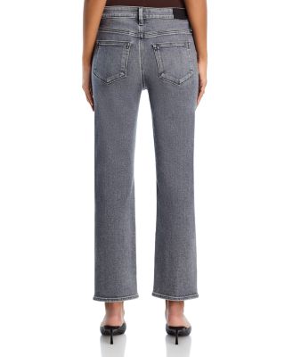 Mason High Rise Ankle Jeans in Smokey Gray