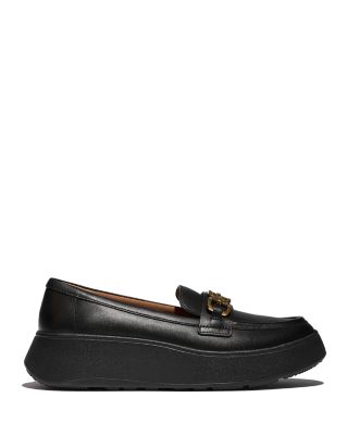 Women&#39;s F-Mode Chain Loafer Flats