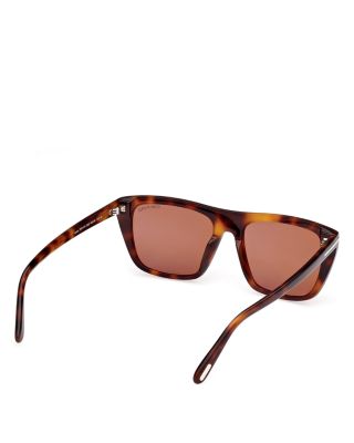 Rectangular Sunglasses, 56mm