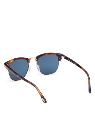 Browline Round Sunglasses, 53mm