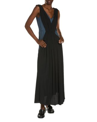 V Neck Long Dress