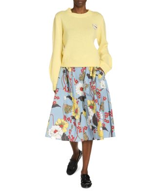 Cashmere Long Sleeve Crewneck Sweater