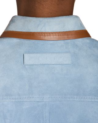 Suede Drawcord Shirt