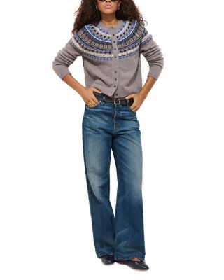 Amina Fair Isle Sweater in Wool