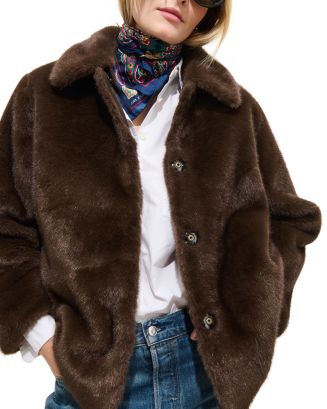 Alex Mill Duane St Faux Fur Jacket | Bloomingdale's Women