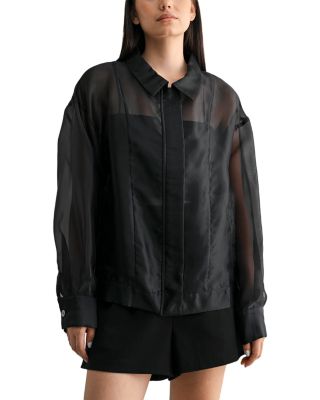 Oversized Organza Jacket