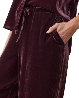 Velvet Drawstring Pants