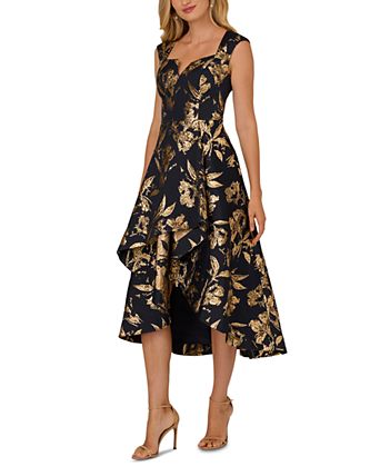 black and gold dresses for women Off-Shoulder Mermaid Gown, Elegant Evening Dress Spandex2% Amarra Black Party Dresses |