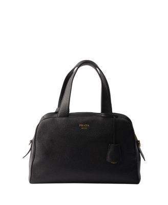  Large Leather Top-Handle Bag