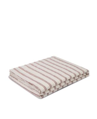  Kemptown Stripe Linen Flat Sheet, Full