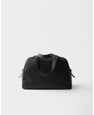  Large Leather Top-Handle Bag