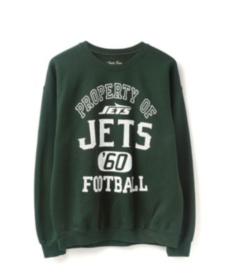Unisex NFL New York Jets Backfield Flea Market Crew Fleece