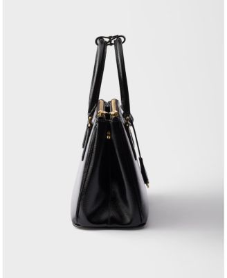 Galleria Small Patent Saffiano Leather Bag