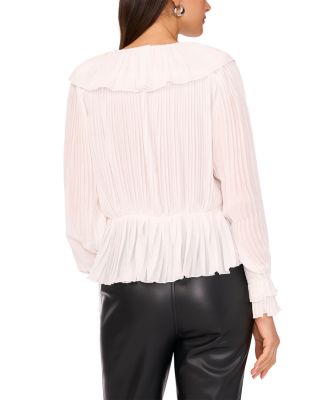 Ruffled Peplum Hem Top