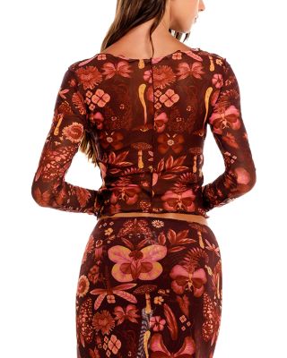 Liana Ambar Mesh Top