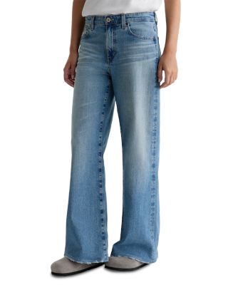 Saige High Rise Wide Leg Jeans in Western Front