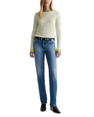 Sandra Low Rise Straight Jeans in 15 Years Regal