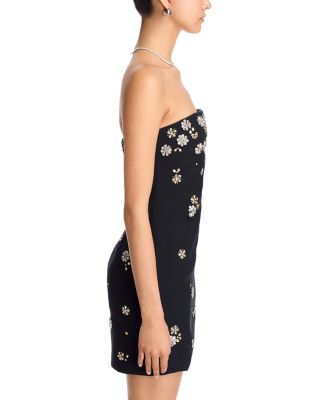 Tumbling Flowers Mini Dress