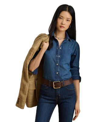 Petites Classic Fit Denim Shirt