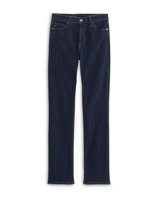 Mari Extended Mid Rise Slim Straight Jeans in Modern Indigo
