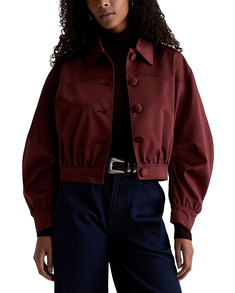 Ag Tana Bomber Jacket In Red