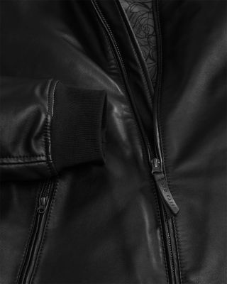 Waggoner Leather Bomber Jacket