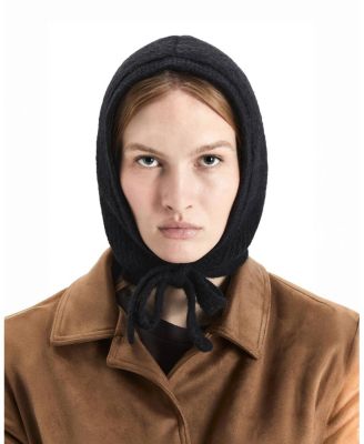  Upcycled Alpaca Wool Small Tie Balaclava