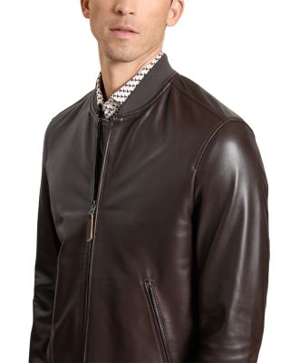 Waggoner Leather Bomber Jacket