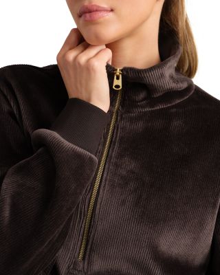 Plush Half Zip Sweatshirt