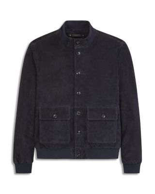 Weir Suede Bomber Jacket