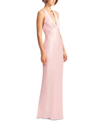 Plunge Back Maxi Dress