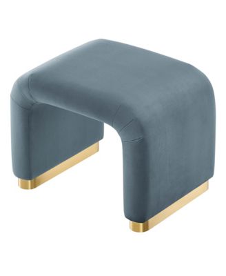 Koda Performance Velvet Waterfall Stool