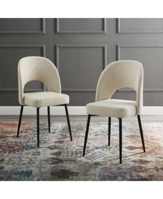 Rouse Upholstered Fabric Dining Side Chair, Set of 2