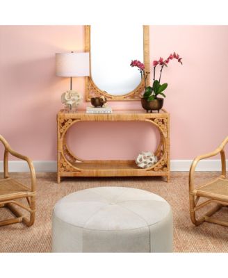 Thackery Hide On Round Large Pouf