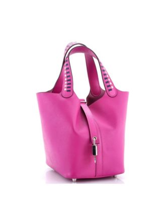 PM Picotin Lock Bag Tressage Epsom