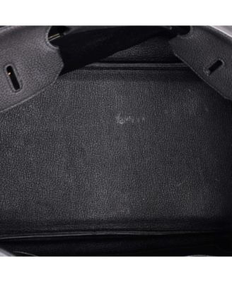 Birkin 35 Handbag Black Togo with Gold Hardware