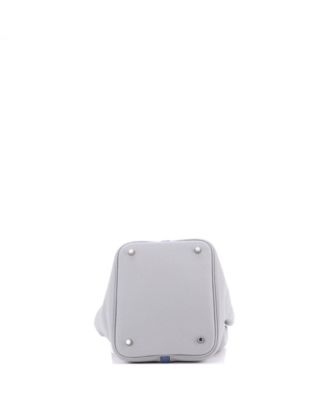 MM Bicolor Picotin Lock Bag Clemence with Swift