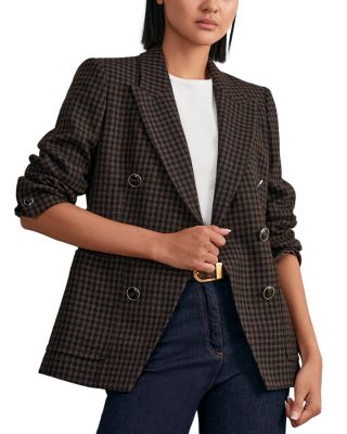 Ayla Double Breasted Check Jacket