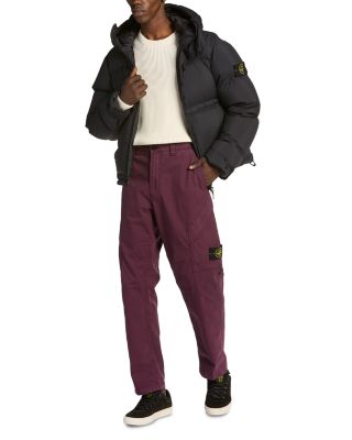 Nylon Quilted Down Coat