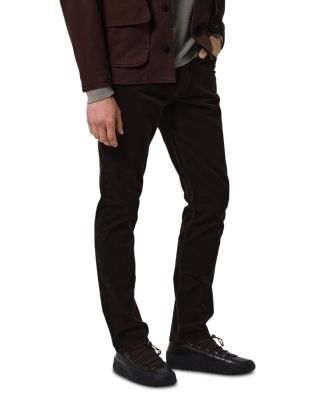 Gage Classic Straight Fit Corduroy Pants in Dark Espresso