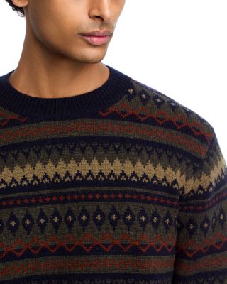 Fair Isle Crewneck Sweater in Heritage Merino Wool