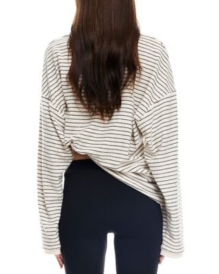 Cheri Stripe Long Sleeve Top