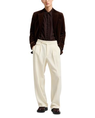 Regular Fit Velvet Blazer