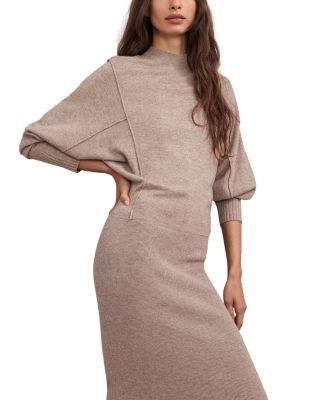 The Suni High Neck Sweater Dress