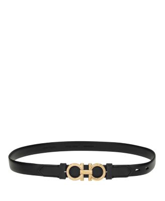 Women's Gancini Slim Leather Belt