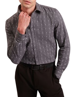 Vyser Regular Fit Jacquard Check Shirt